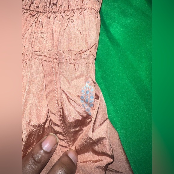 FP Movement by Free People High-Waist Ruched Shorts — Orange size Small - Picture 6 of 6